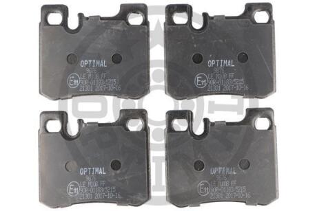 Гальмівні колодки дискові Optimal BP-09876