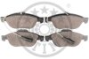 Комплект гальмівних накладок, дискове гальмо Optimal BP10227 (фото 2)