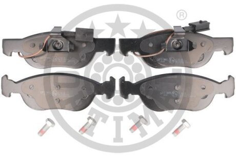 Комплект гальмівних накладок, дискове гальмо Optimal BP10384