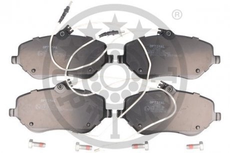 KLOCKI HAMULCOWE CITRO?N C5 III (RD_), C5 III BREAK (RW_), C6 (TD_) PEUGEOT 407 (6D_), 407 00> PRZOD SZT Optimal BP12225