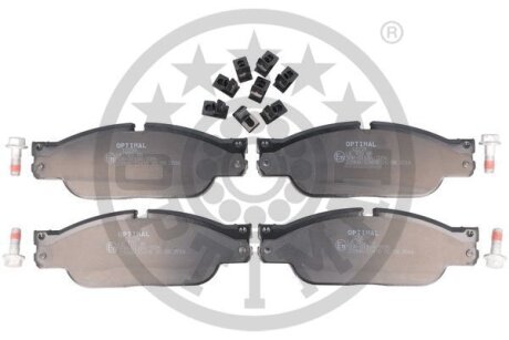 Комплект гальмівних накладок, дискове гальмо Optimal BP12239