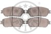 Колодки гальмівні (передні) Toyota Camry/Lexus ES 01-08 (Akebono) Optimal BP12255 (фото 2)
