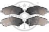 KLOCKI HAMULCOWE JEEP LIBERTY (KK), WRANGLER III (JK) 07-12 PRZOD SZT Optimal BP12381 (фото 1)