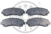 KLOCKI HAMULCOWE ISUZU D-MAX I PLATFORM/CHASSIS (TFR, TFS), D-MAX II (TFR, TFS), D-MAX II PL 06-12 PRZOD SZT Optimal BP12562 (фото 1)