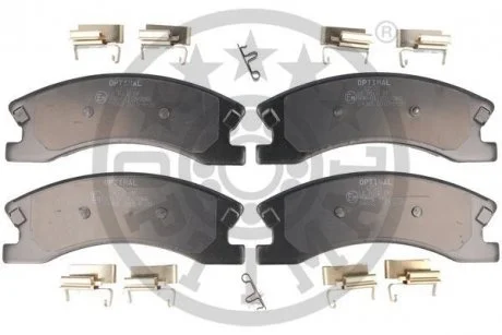 Колодки дискового гальма Optimal BP12580