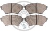 Комплект гальмівних накладок, дискове гальмо Optimal BP85002 (фото 2)