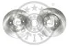 Диск гальмівний (передній) Hyundai Accent II 1.3-1.6 00-05 (240,8x19) (вентил.) Optimal BS7686C (фото 1)
