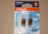 Лампа допоміжн. освітлення WY5W 12V 5W W2, 1x9, 5d (2 шт) blister (вир-во) OSRAM 2827-02B (фото 2)