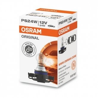 Лампа PSX24W 12V 24W PG20/7 упаковка коробка OSRAM 5202 (фото 1)