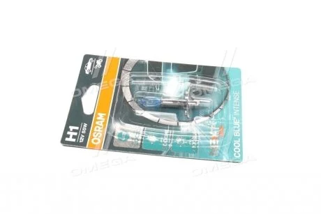 Лампа фарна H1 12V 55W P14, 5sCOOL BLUE INTENSE H1 Next Gen (вір-во) OSRAM 64150CBN-01B