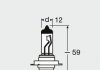 Лампа накалу дальнього світла, Лампа накаливания, основная фара, Лампа накаливания, противотуманная фара, Лампа накаливания, основная фара, Лампа накалу дальнього світла, Лампа накаливания, противотуманная фара OSRAM 64215TSP-HCB (фото 3)