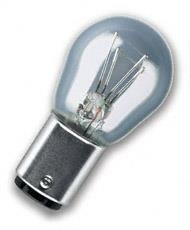 Лампа розжарювання, ліхтар покажчика повороту, Лампа розжарювання, ліхтар сигналу гальм./ задній габ. вогонь, Лампа розжарювання, ліхтар сигналу гальмування, Лампа розжарювання, задня протитуманна фара, Лампа розжарювання, фара заднього ходу, Лампа н OSRAM 7528ULT (фото 1)