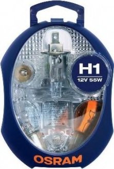 Набір ламп H1 12V (H1, P21/5W, P21W, PY21W, R5W, W5W) OSRAM CLKMH1 (фото 1)