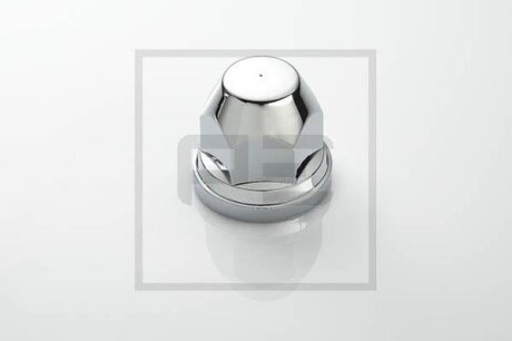 Ковпачок гайки колеса (низька, розмір вкручування: 30, колір хром, пластик) PE AUTOMOTIVE 00705000A