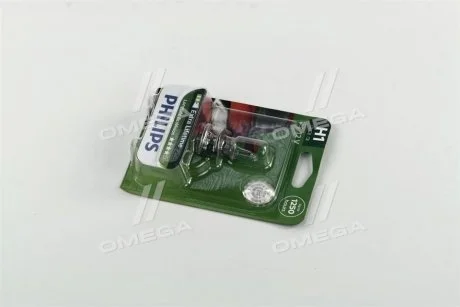 Лампа розжарювання H1 12V 55W P14,5s LongerLife Ecovision 1шт blister PHILIPS 12258LLECOB1