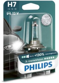 Автолампа H7 12V 55W X-tremeVision +130% PHILIPS 12972XVB1