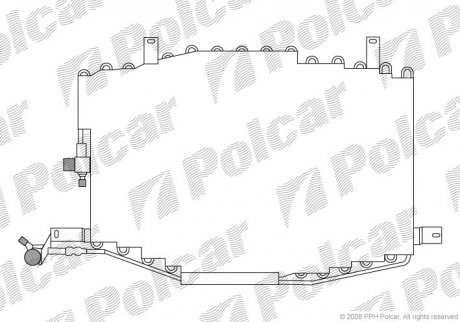 Радиаторы кондиционера Polcar 1316K8B1 (фото 1)