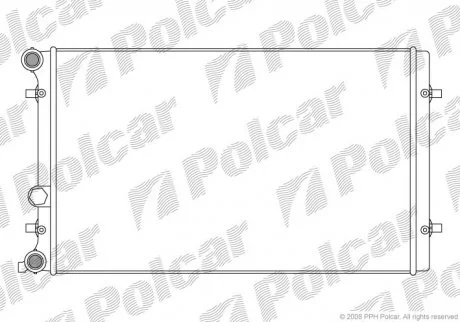 Радіатор охолодження Polcar 132308-1