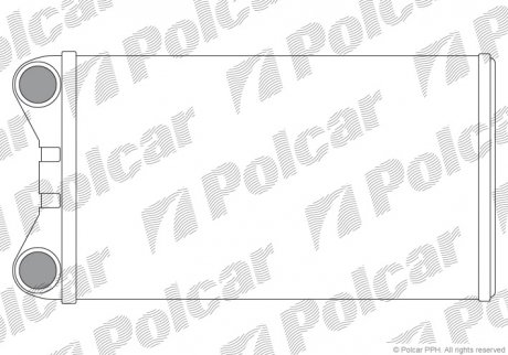 Радіатор обігріву Polcar 1325N8-1