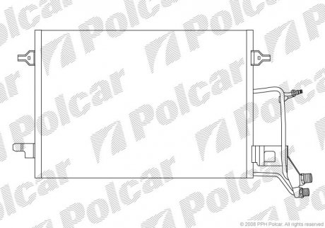 Радиаторы кондиционера Polcar 1326K8C3S (фото 1)