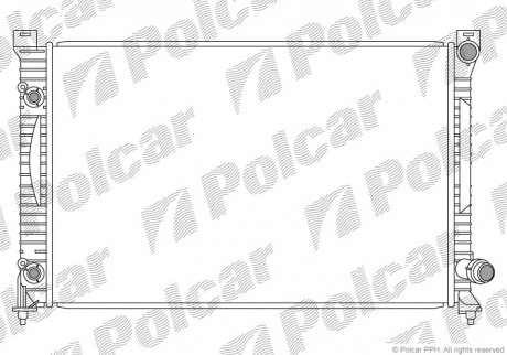 Радіатор охолодження Polcar 132708-3 (фото 1)