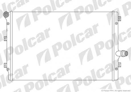 Радіатор охолодження Polcar 133108A4