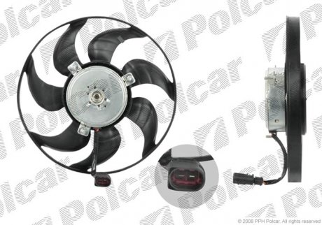 Вентилятор без корпусу Polcar 133123U5 (фото 1)