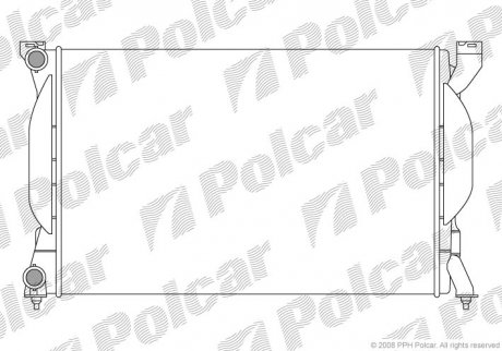 Радіатор охолодження Polcar 133408-3 (фото 1)
