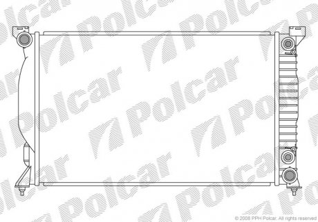 Радіатор охолодження Polcar 133408-7 (фото 1)