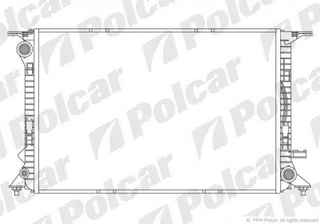 Радиаторы охлаждения Polcar 1337081X (фото 1)