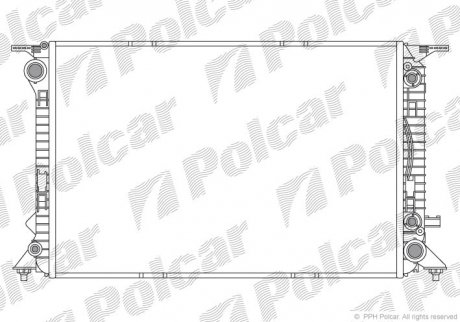 Радиаторы охлаждения Polcar 1337082