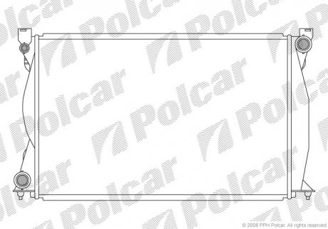 Радіатор охолодження Polcar 133808-6 (фото 1)