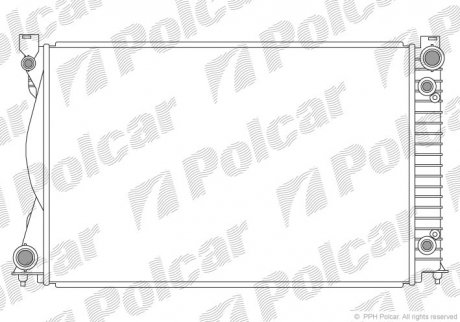 Радиаторы охлаждения Polcar 133808-7 (фото 1)