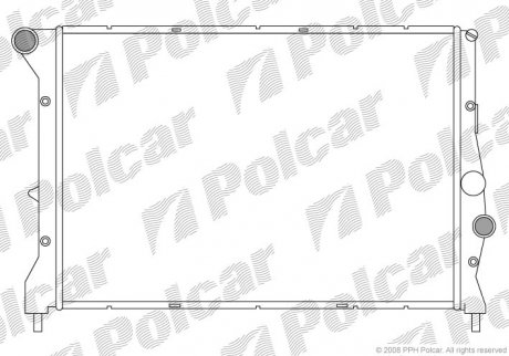 Радиатор охлаждения Polcar 1404082X