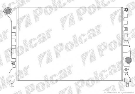 Радиаторы охлаждения Polcar 140408A2