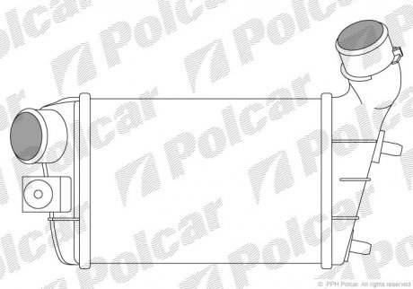 Радиаторы воздуха (Интеркулеры) Polcar 1404J8-1