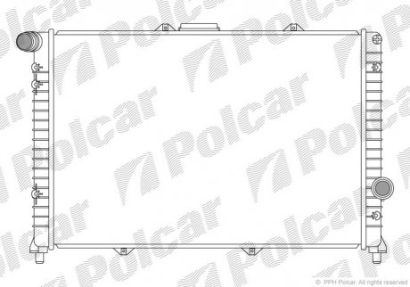 Радіатор охолодження Polcar 140908-1 (фото 1)