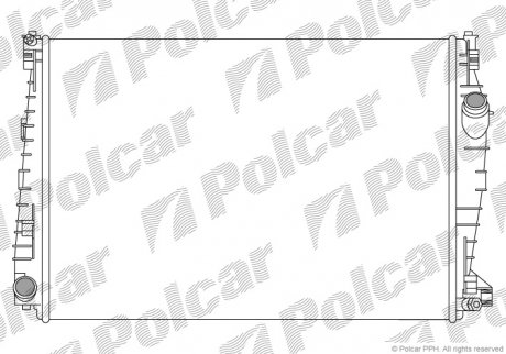 Радиаторы охлаждения Polcar 1411081 (фото 1)