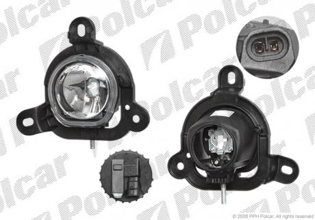 Lampa p/mgielna-prze Polcar 142529E (фото 1)