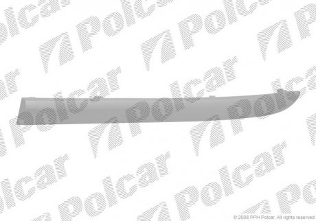 Молдинг бампера лівий Polcar 2001075J (фото 1)