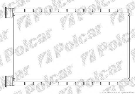 Радіатор обігріву Polcar 2001N81X