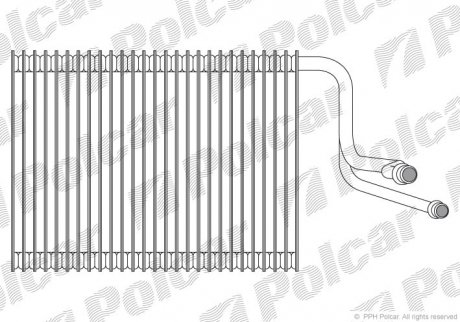 Випарник кондиціонера Polcar 2001P8-1 (фото 1)