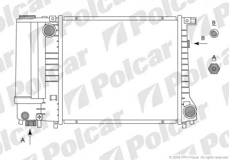 Радиаторы охлаждения Polcar 200508-5 (фото 1)
