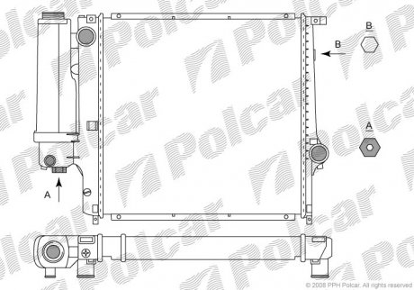 Радіатор охолодження Polcar 200708-2 (фото 1)