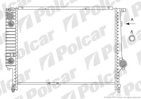 Радиаторы охлаждения Polcar 200708-4
