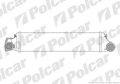 Радиаторы воздуха (Интеркулеры) Polcar 2008J8-1 (фото 1)