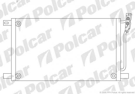 Радиаторы кондиционера Polcar 2008K82X (фото 1)