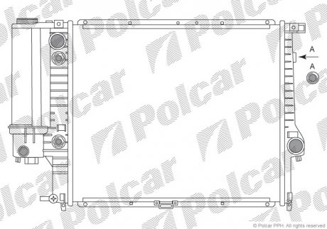 Радіатори охолодження Polcar 201408A1 (фото 1)