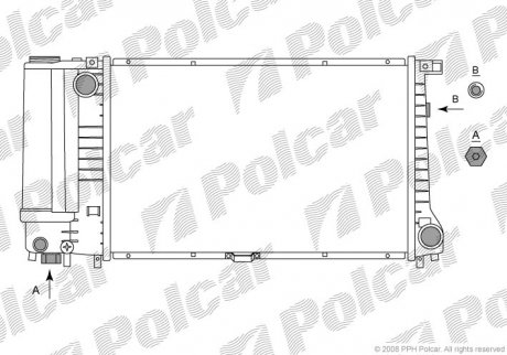 Радиаторы охлаждения Polcar 20150801 (фото 1)