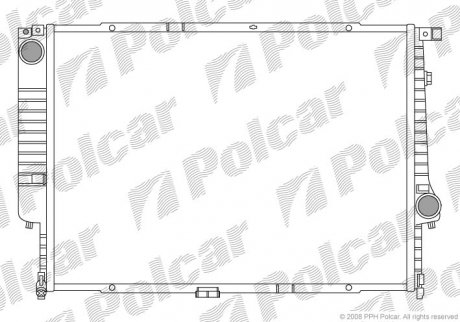 Радиатор охлаждения Polcar 20150811